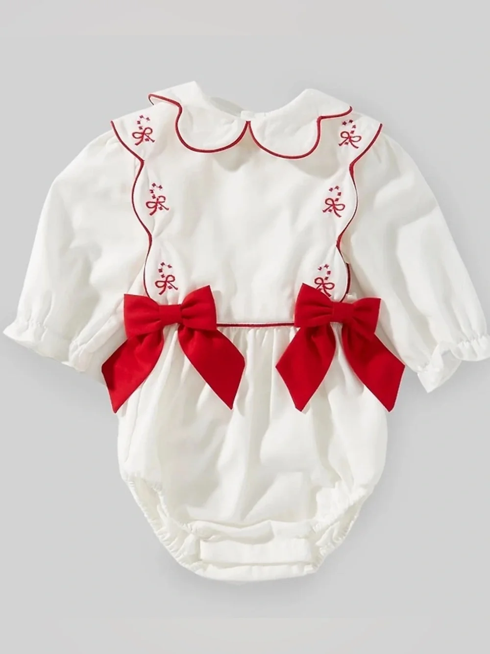 NWT Edgehill Collection x The Broke Brooke Claire Candy Cane Bubble Set Sz 12M